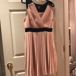 light peachy pink dress
